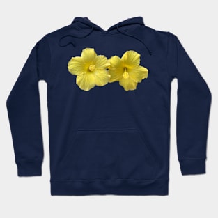 Twin Yellow Hibiscus Hoodie